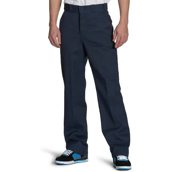 Dickies Men's Original 874 Work Pant 44W X 32L Dark Navy NWT durable classic - Picture 2 of 6